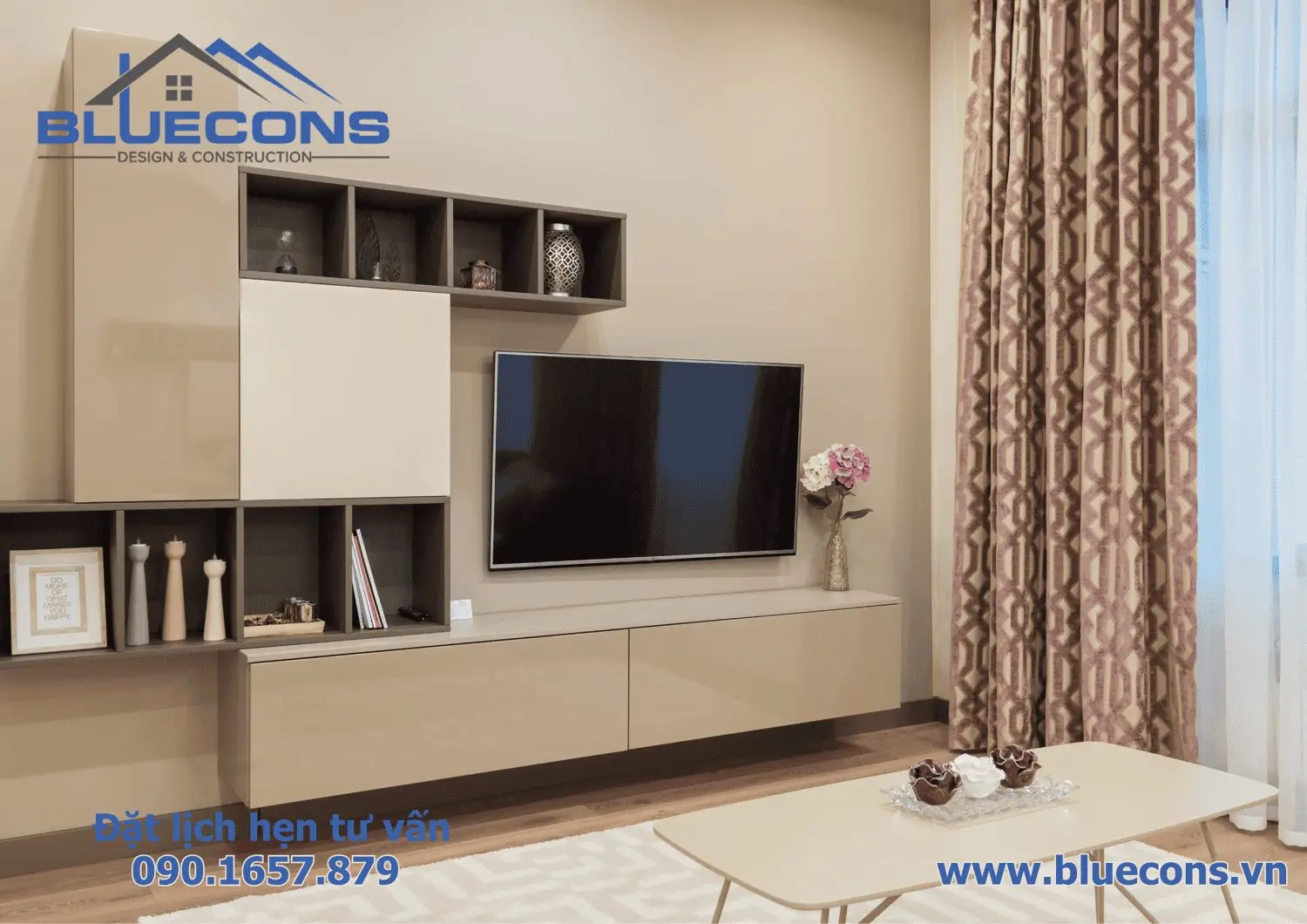 Mẫu tủ trưng bày đơn giản