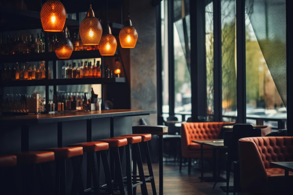 Quầy thu ngân quán bar