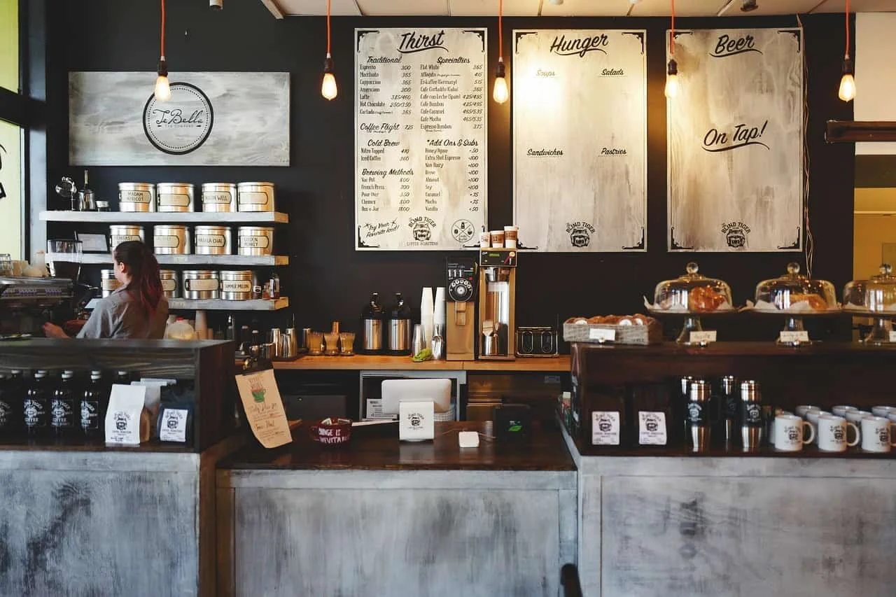 Mẫu quầy thu ngân quán cafe đẹp