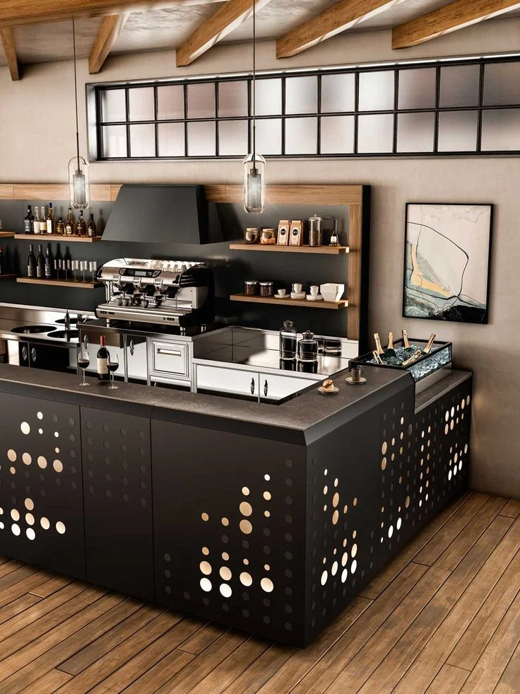 Quầy thu ngân quán cafe