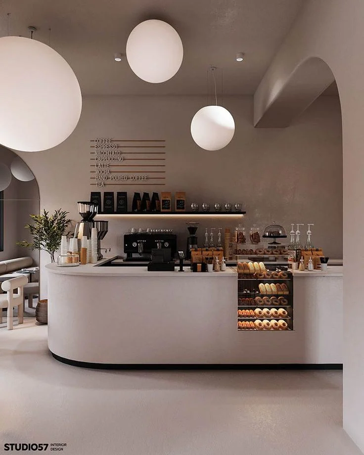 Quầy thu ngân quán cafe