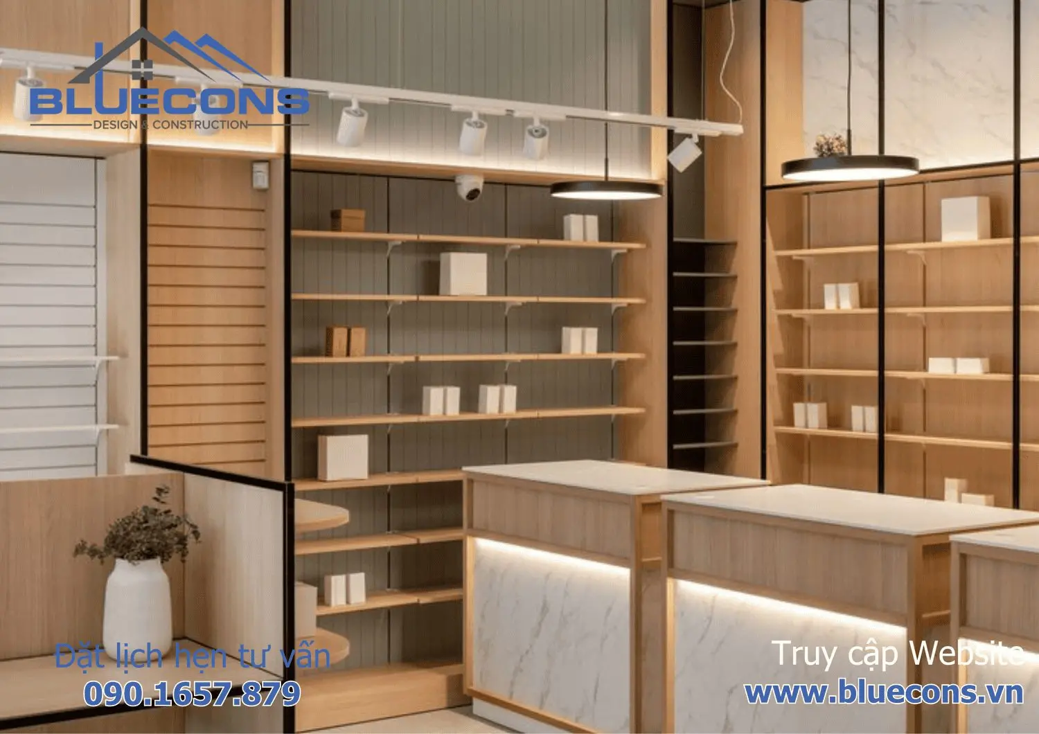 Tủ trưng bày mỹ phẩm