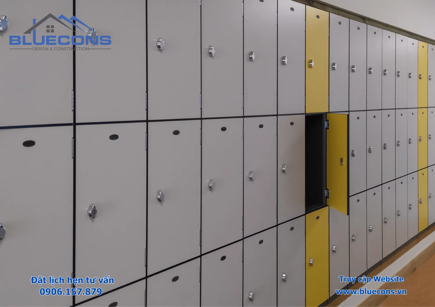 Tủ locker cho siêu thị