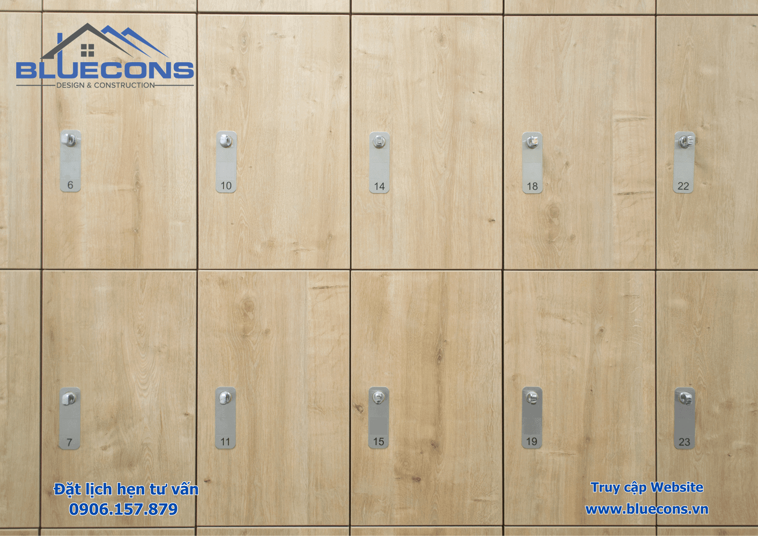 Tu-locker-go-HDF-4 Tủ locker gỗ HDF