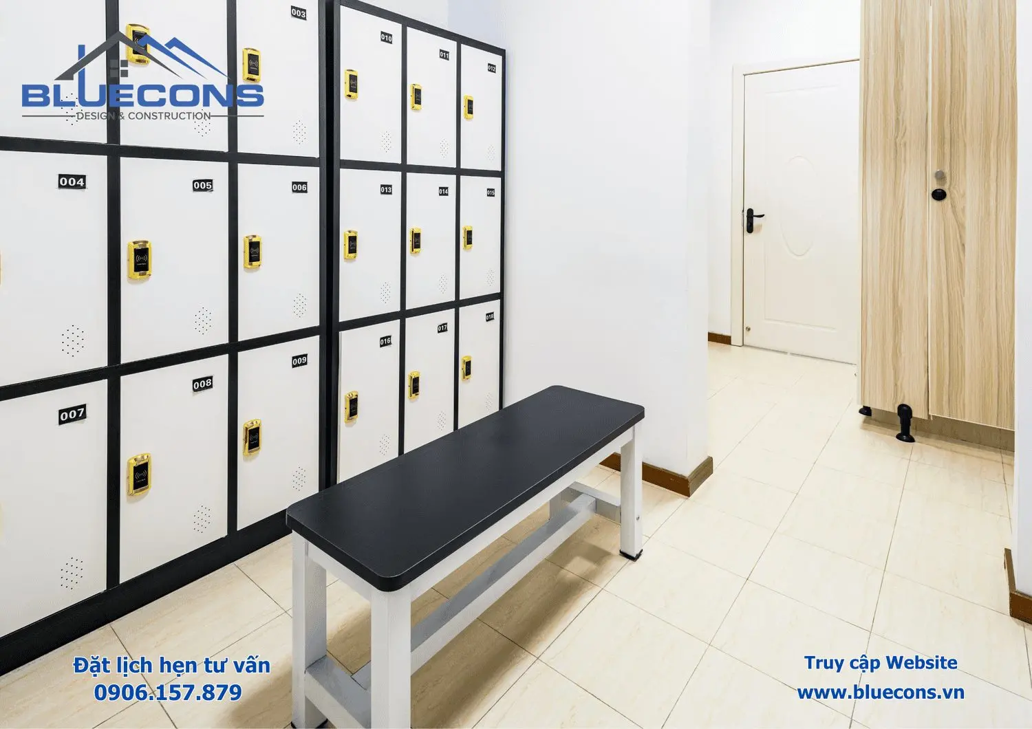 Tủ locker nhiều ngăn tiện lợi