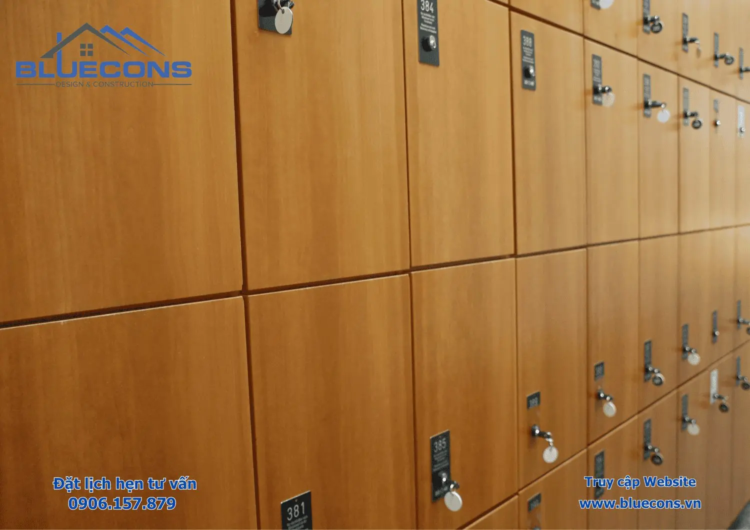 Tủ locker nhiều ngăn tiện lợi