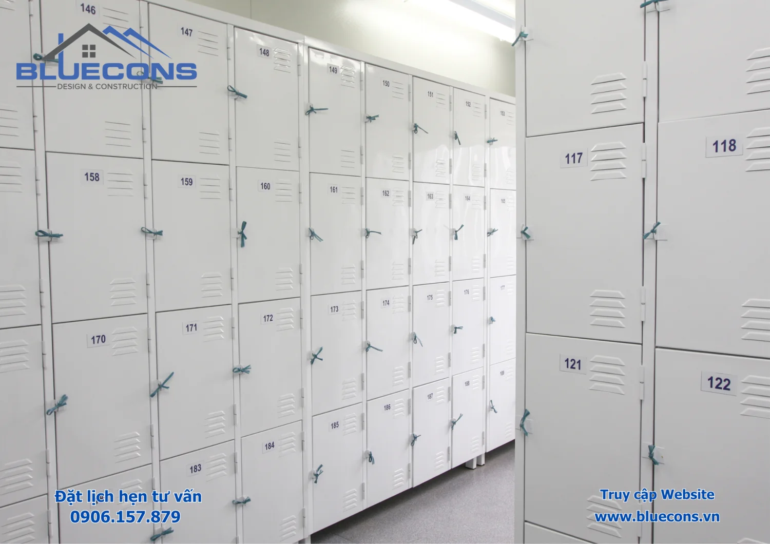Tủ locker nhiều ngăn tiện lợi