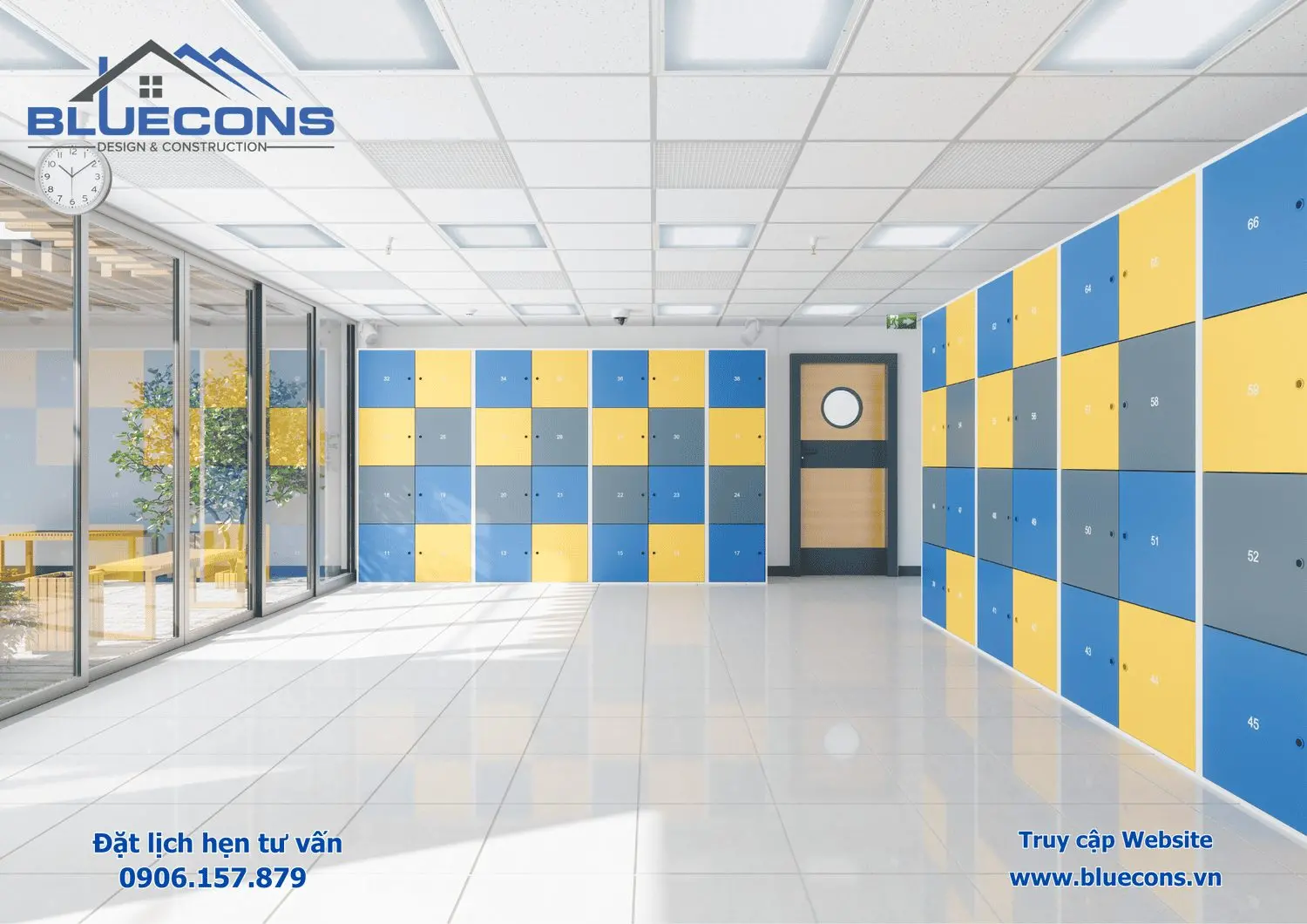 Tủ locker trường học