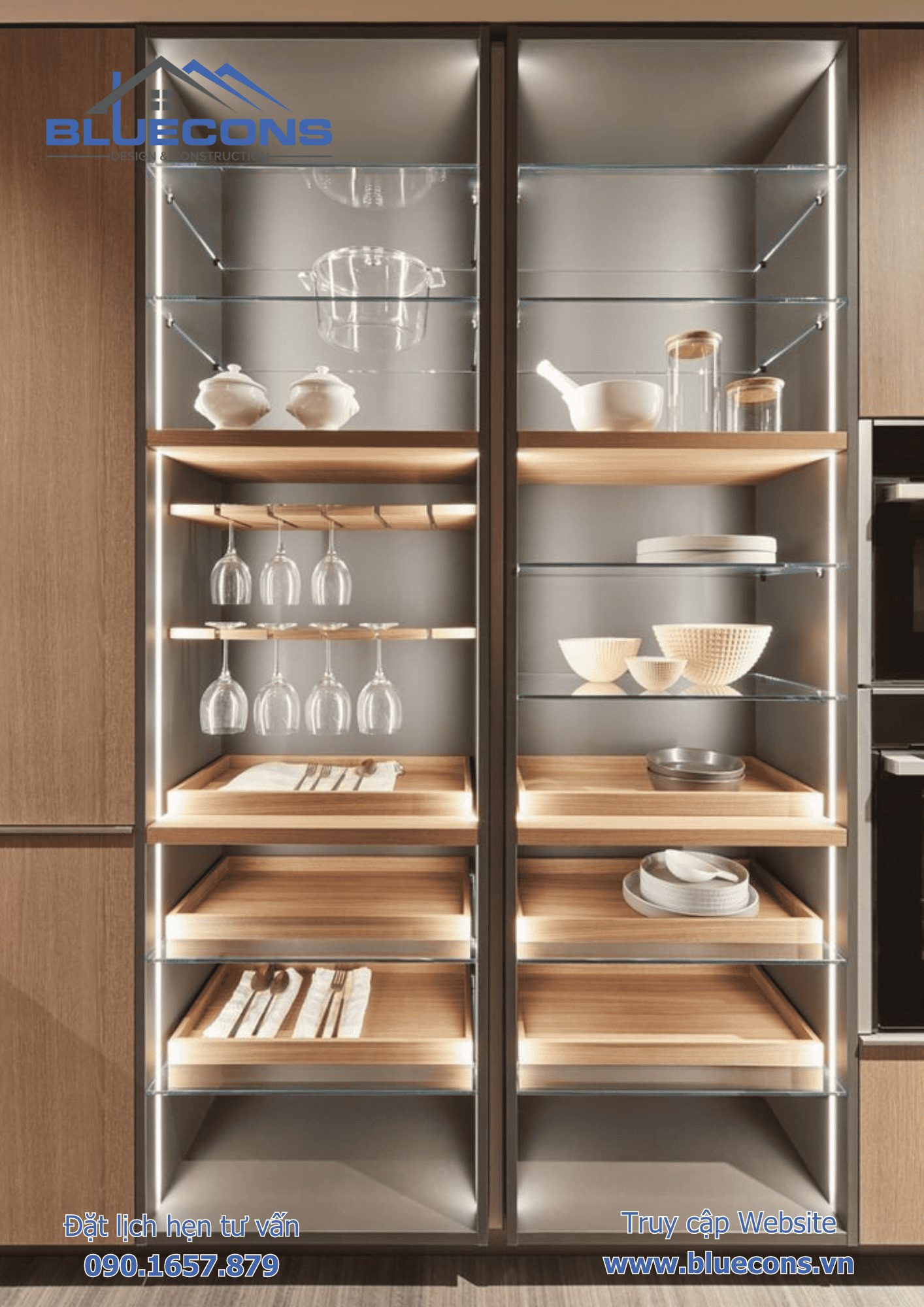 Tu-trung-bay-go-MDF-2 Tủ trưng bày gỗ MDF