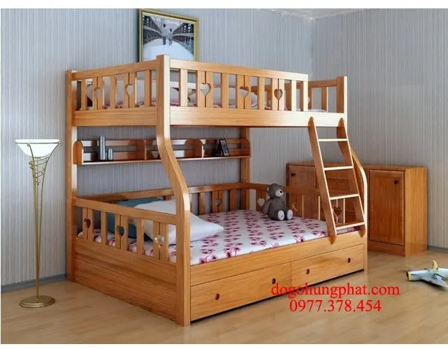 Giường tầng bằng sắt kiểu dáng hiện đại