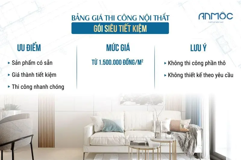 Bang gia thi cong noi that goi sieu tiet kiem