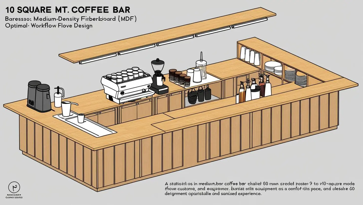 Cach-Bo-Tri-Quay-Pha-Che-Cafe-6 Cách Bố Trí Quầy Pha Chế Cafe