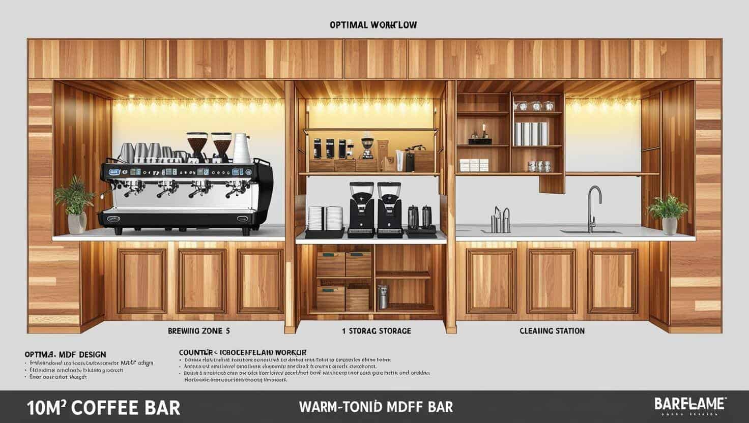 Cách Bố Trí Quầy Pha Chế Cafe (7) Cách Bố Trí Quầy Pha Chế Cafe (7)