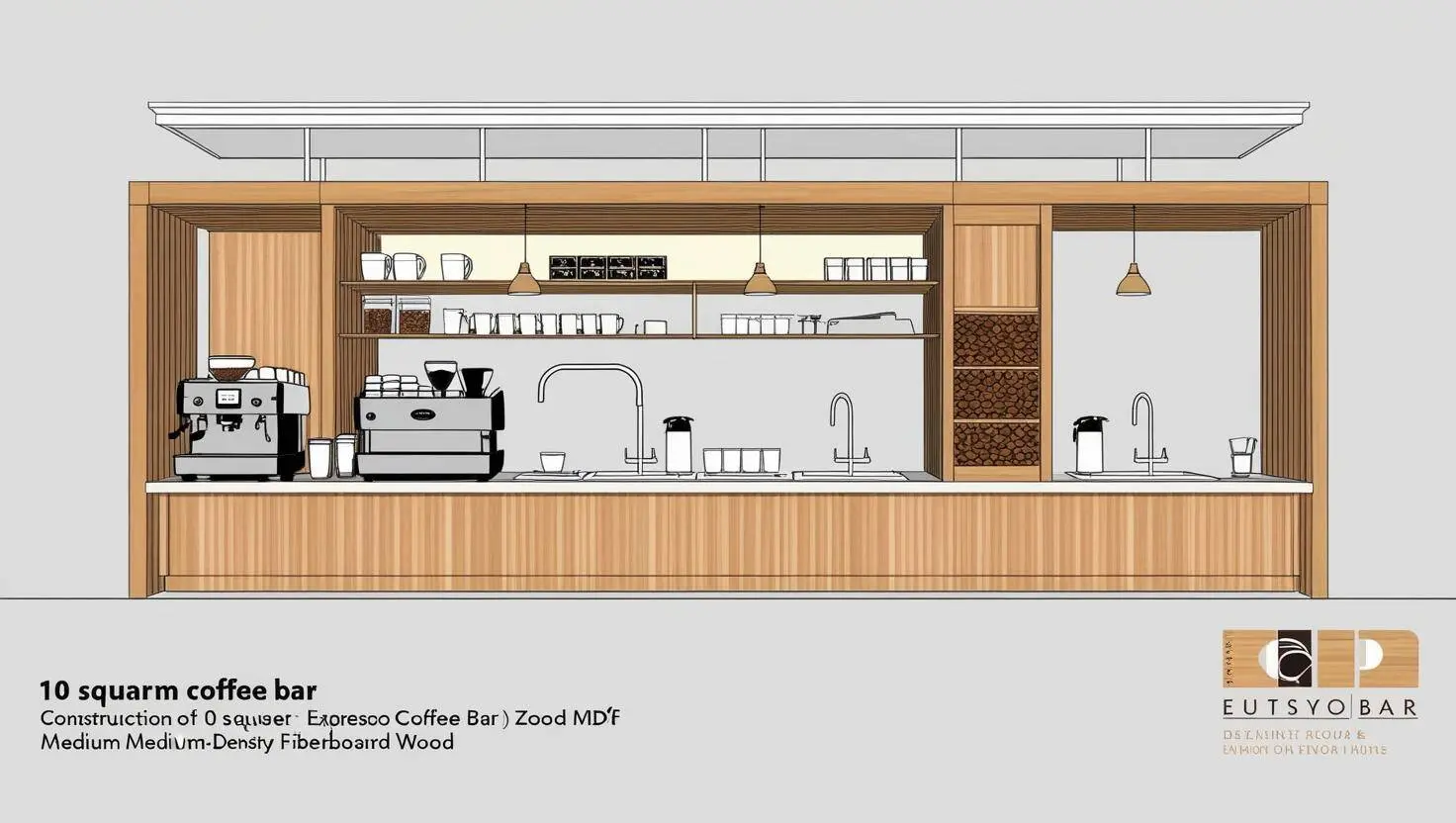 Cach-Bo-Tri-Quay-Pha-Che-Cafe Cách Bố Trí Quầy Pha Chế Cafe