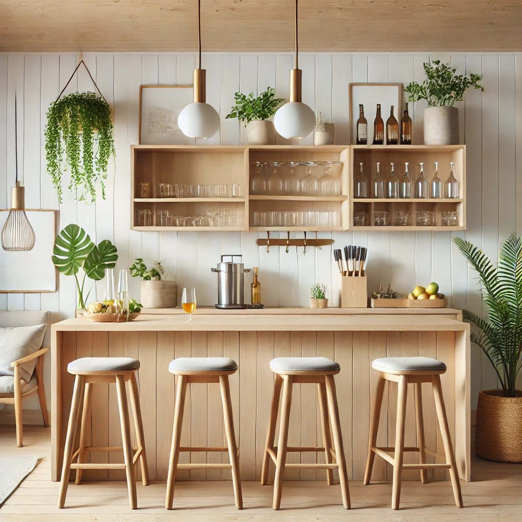 DALL·E-2024-11-24-15.58.23-A-modern-Scandinavian-style-family-bar-with-light-wooden-finishes-simple-and-functional-design.-The-bar-includes-a-sleek-countertop-open Quầy Bar Gia Đình Đẹp