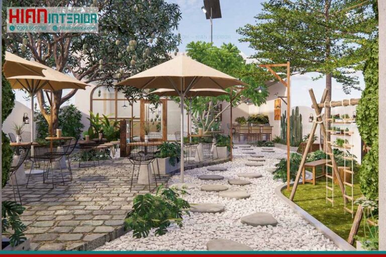Thi Công Quán Cafe Sân Vườn TPHCM 150 Hian.com .vn thiet ke thi cong quan cafe san vuon g020101