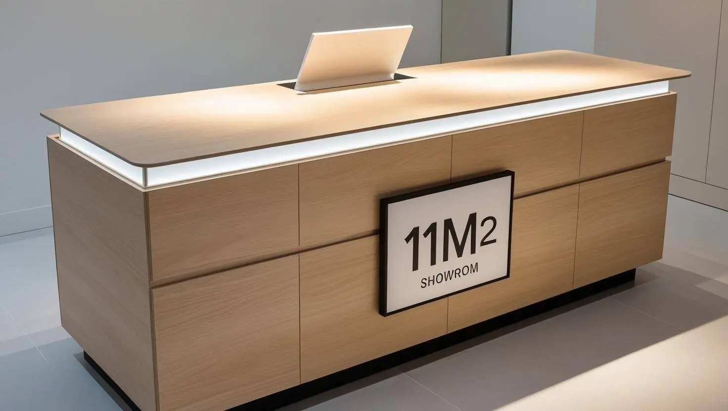 Mẫu quầy thu ngân sang trọng cho showroom (3)