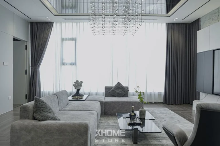 Mau thi cong phong khach nha pho 6m 1