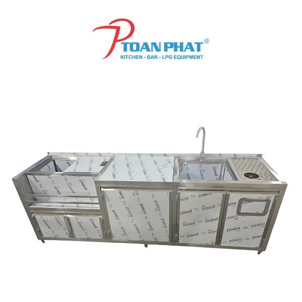 Quầy pha chế inox theo yêu cầu