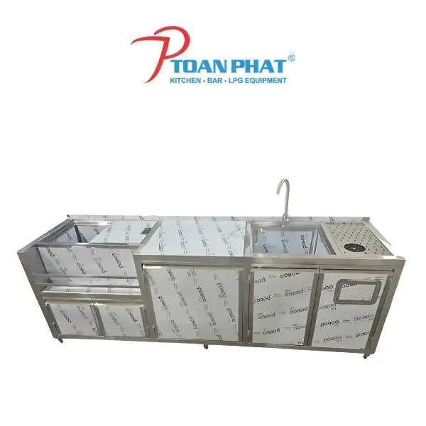 Quầy pha chế inox theo yêu cầu
