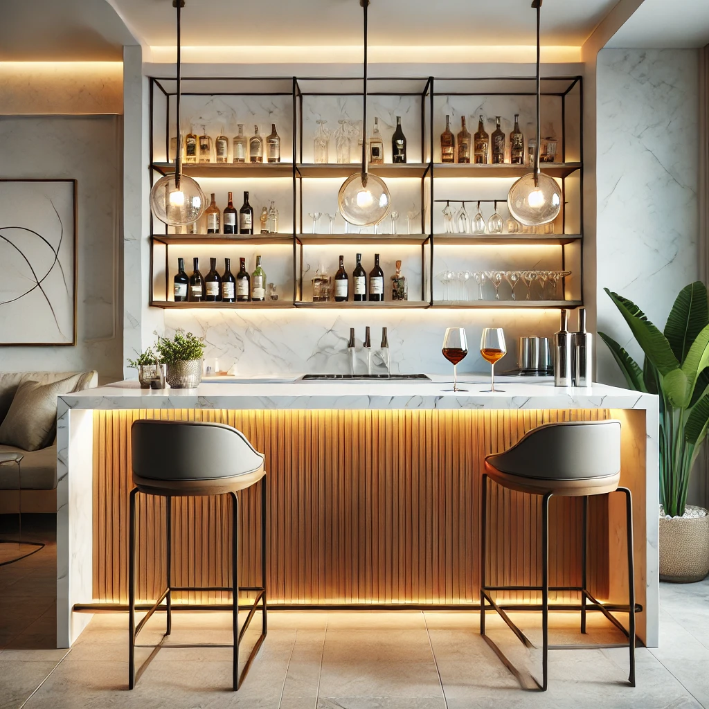 Quay-Bar-Gia-Dinh-8 20+ mẫu quầy bar gia đình đẹp hiện đại
