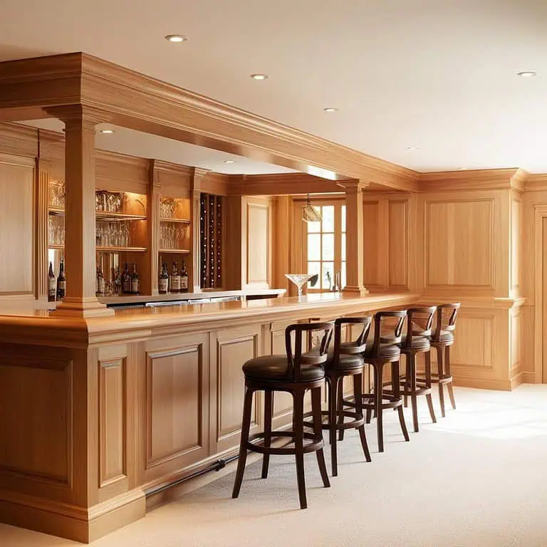 Quay-bar-gia-dinh-phong-cach-co-dien-30m2-tong-go-sang_-3-768x768 Quầy Bar