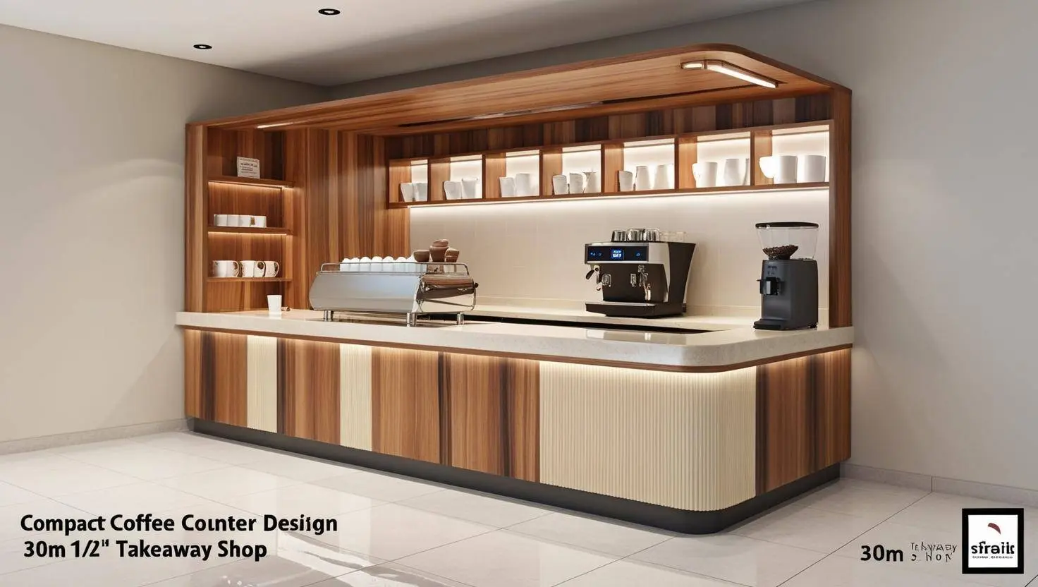 Quầy cafe nhỏ gọn (3) Quầy cafe nhỏ gọn (3)