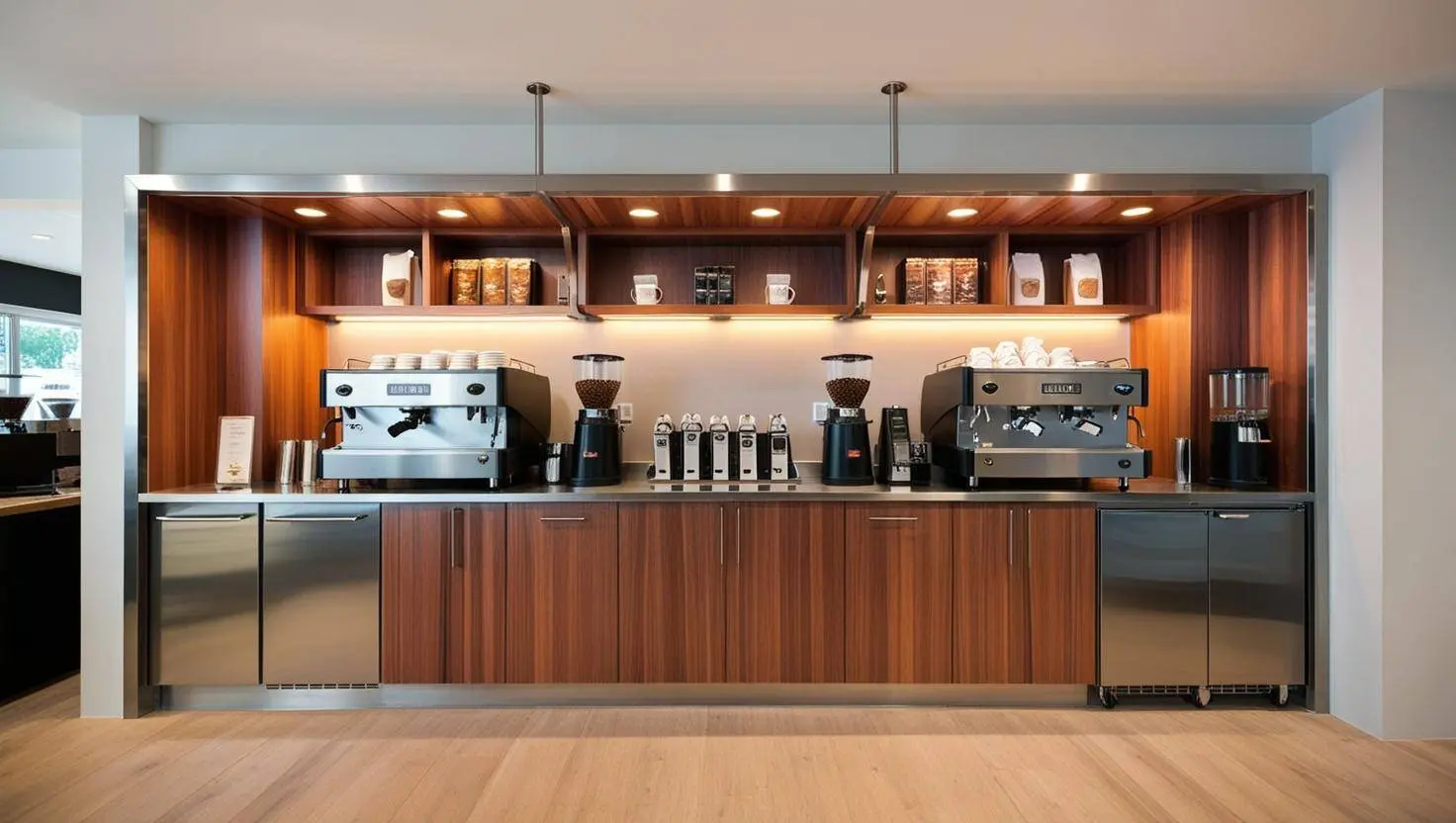 Quầy cafe nhỏ gọn (8) Quầy cafe nhỏ gọn (8)