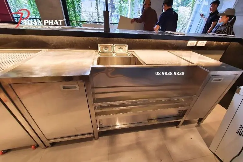 Quầy pha chế inox Toàn Phát