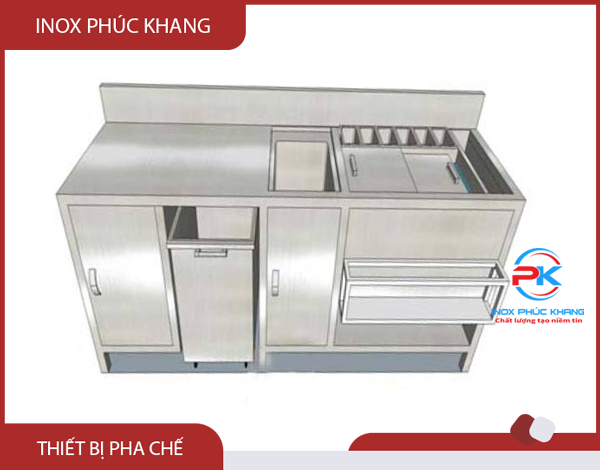 Quầy pha chế kiểu dáng chữ L