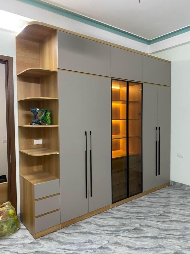 thi công tủ quần áo gỗ căn hộ 9 Thi công tủ quần áo Biên Hòa Đồng Nai