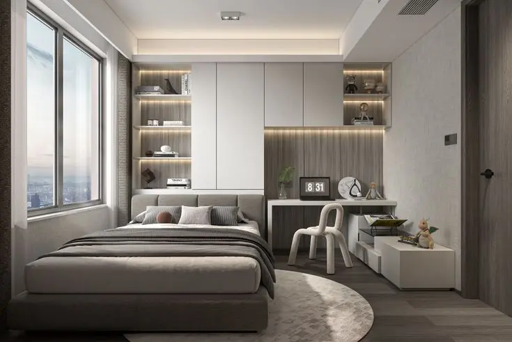 Thi công nội thất chung cư 1 phòng ngủ (3)