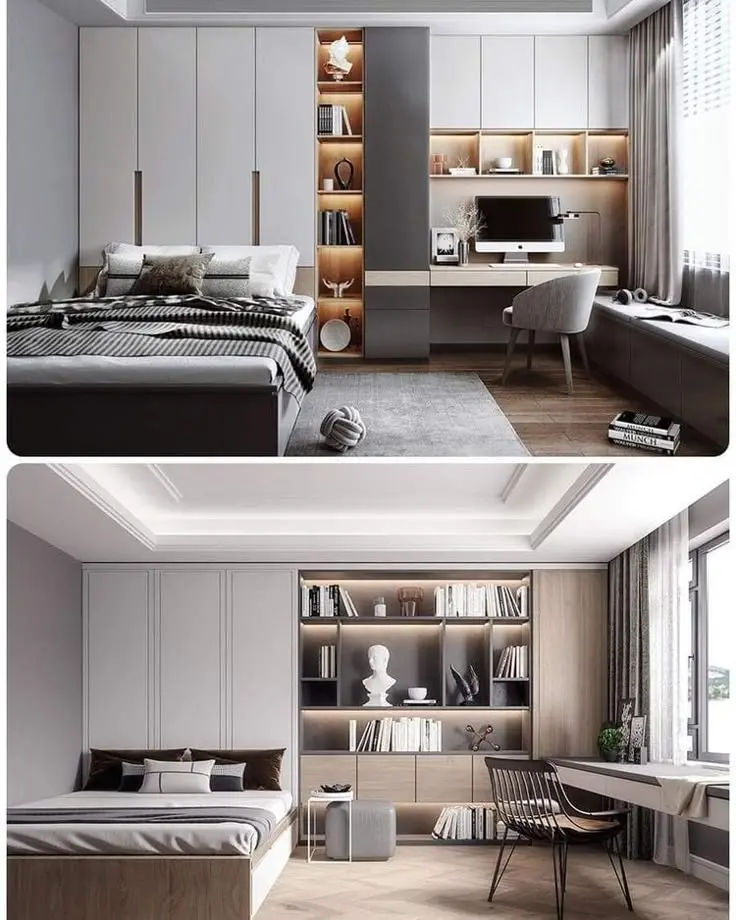 Thi công nội thất chung cư 2 phòng ngủ (3)