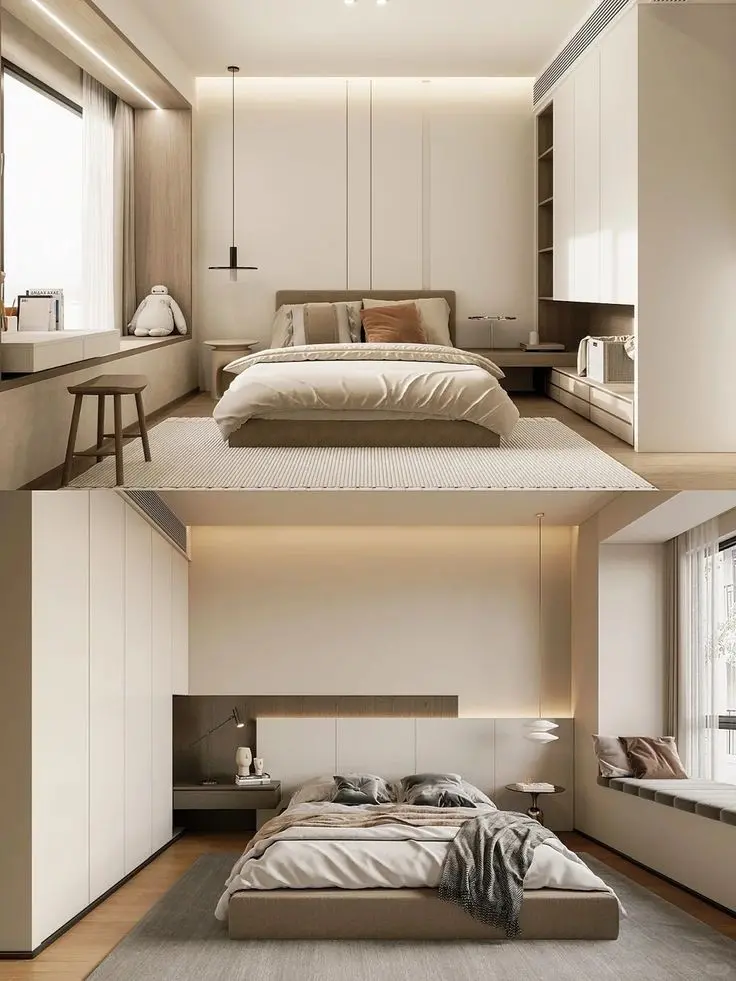 Thi công nội thất chung cư 2 phòng ngủ (4)