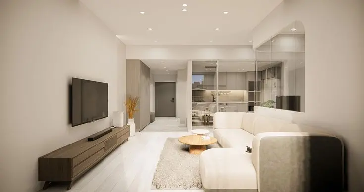 Thi công nội thất chung cư 50m2 (2)