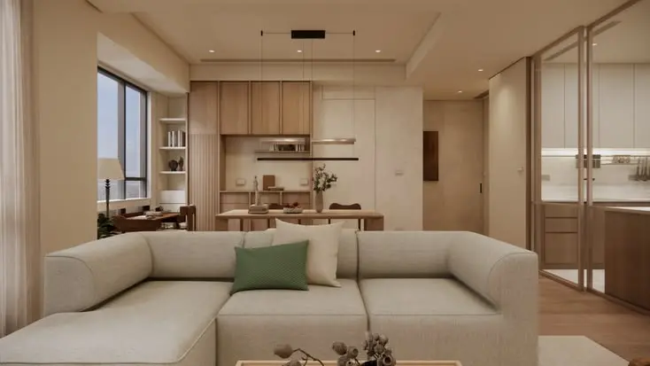 Thi công nội thất chung cư 50m2 (3)