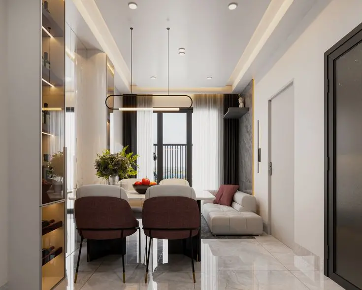 Thi công nội thất chung cư 60m2 (3) Thi công nội thất chung cư 60m2 (3)