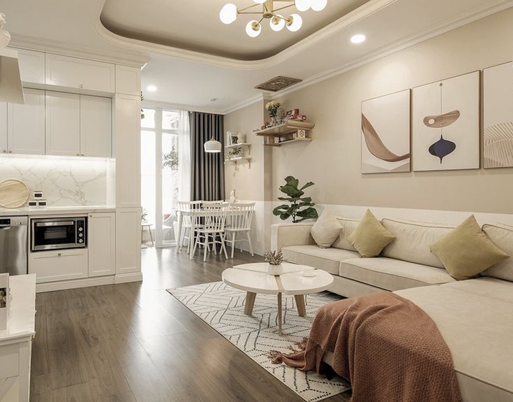 Thi công nội thất chung cư 60m2 (5) Thi công nội thất chung cư 60m2 (5)