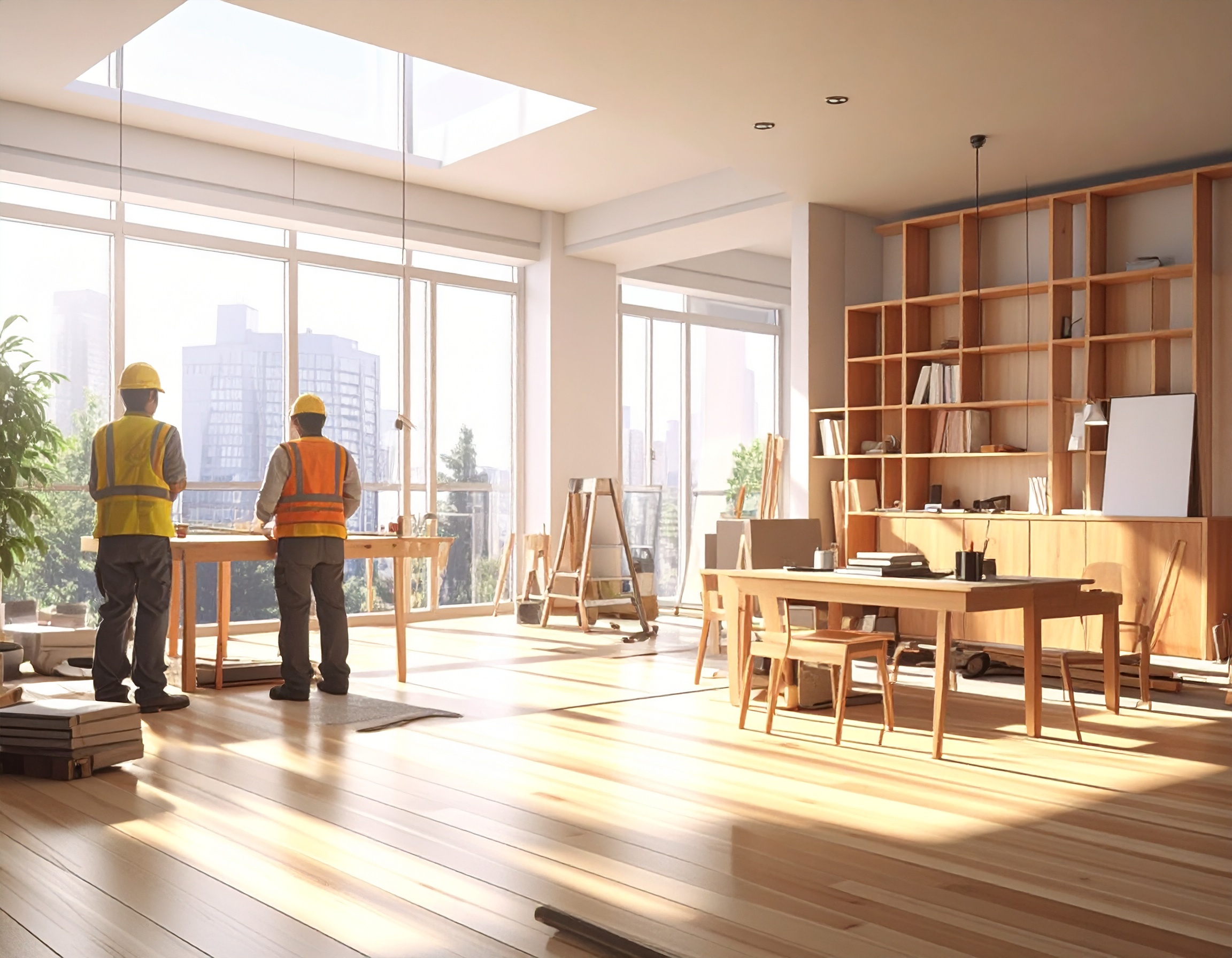 Thi công nội thất gỗ chung cư (5) Thi công nội thất gỗ chung cư (5)