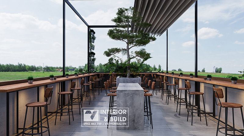 Thi Công Quán Cafe Tại Thủ Dầu Một 6 Thiết Kế Quán Cafe Tại Thủ Dầu Một