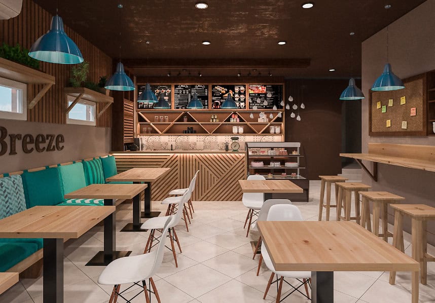 Thiết kế thi công quán cafe chuyên nghiệp tại HCM 9 Thiết kế - Thi công quán cafe tại Bluecons