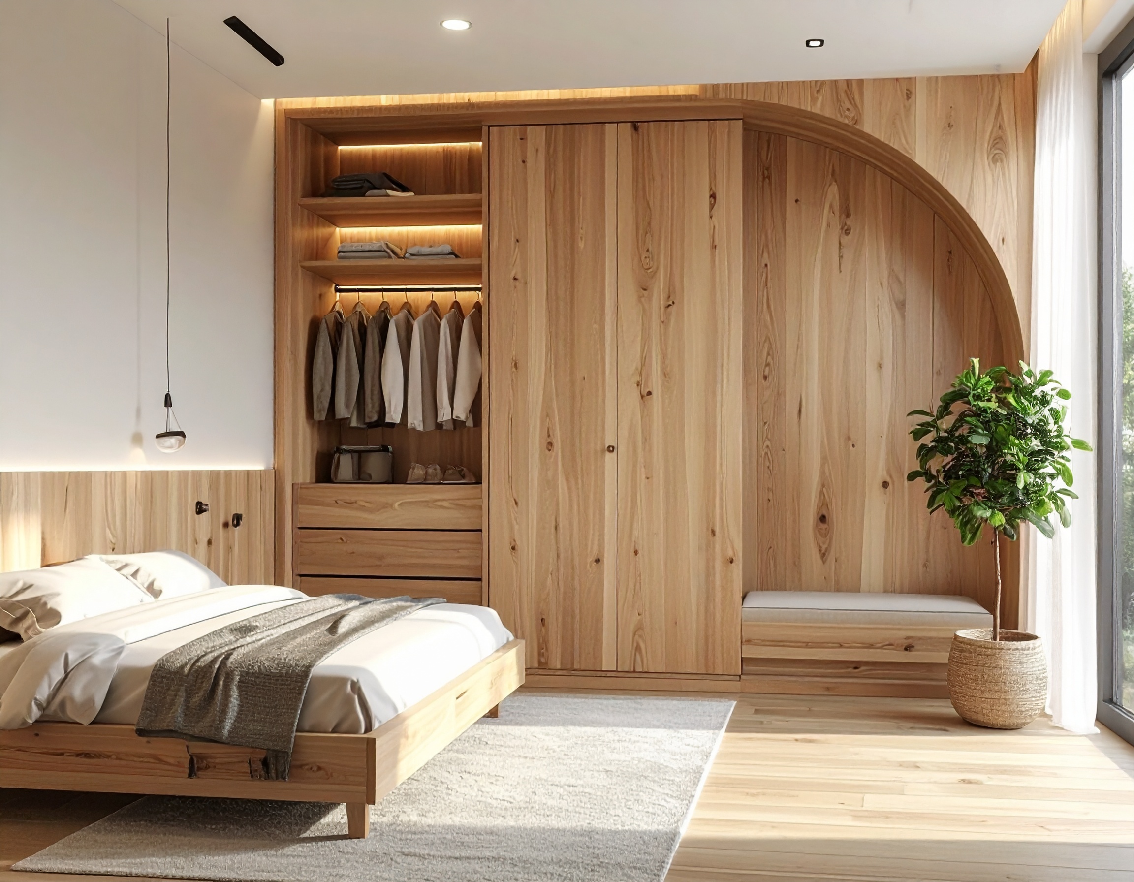 Tủ Quần Áo Âm Tường 6 Tủ Quần Áo Âm Tường 6