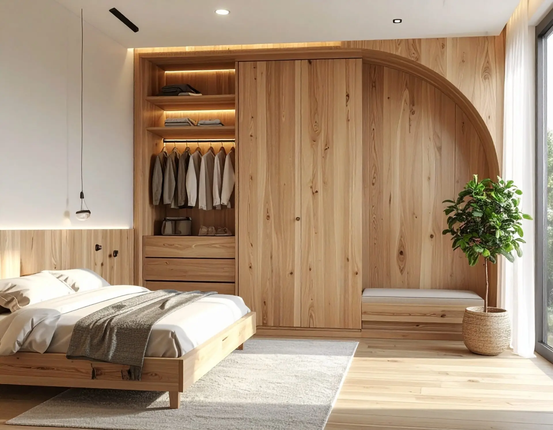 Tủ Quần Áo Âm Tường 6