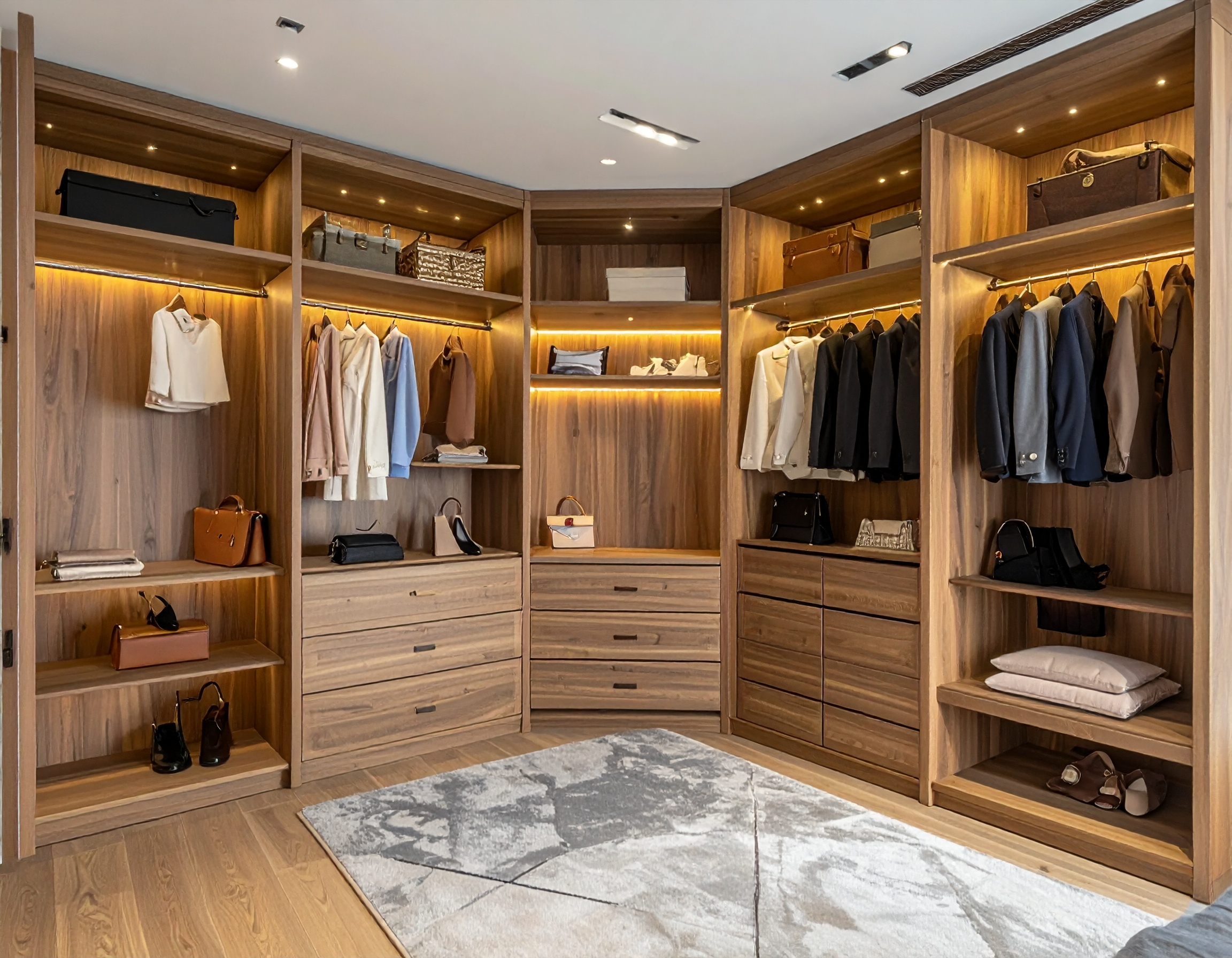 Tủ Quần Áo Gỗ Có Kệ Trưng Bày 8 Tủ Quần Áo Gỗ Có Kệ Trưng Bày 8