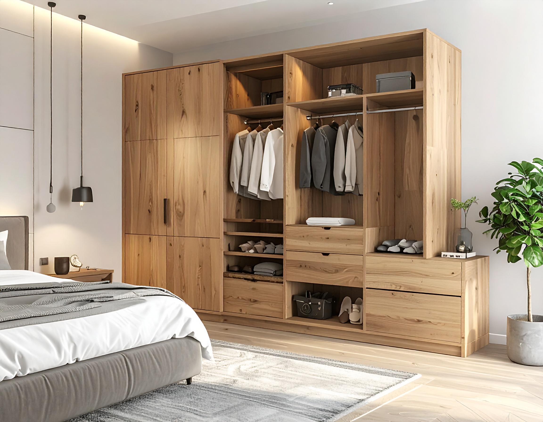 Tủ Quần Áo Gỗ Hiện Đại 14 Tủ Quần Áo Gỗ Hiện Đại 14