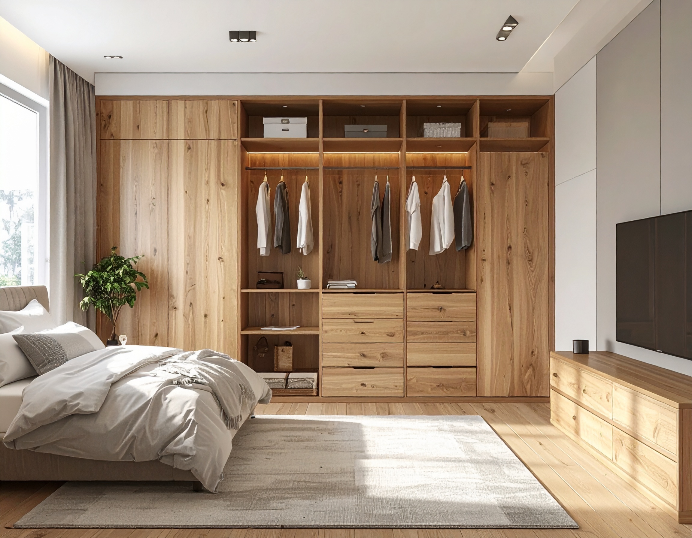 Tủ Quần Áo Gỗ Hiện Đại 16 Tủ Quần Áo Gỗ Hiện Đại 16