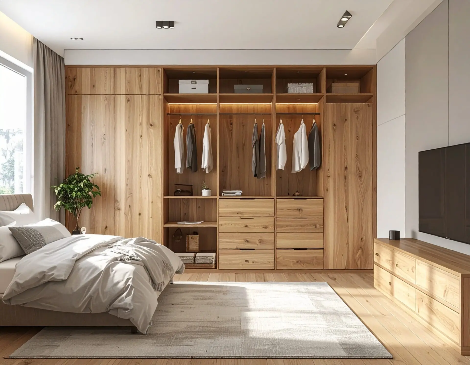 Tủ Quần Áo Gỗ Hiện Đại 16
