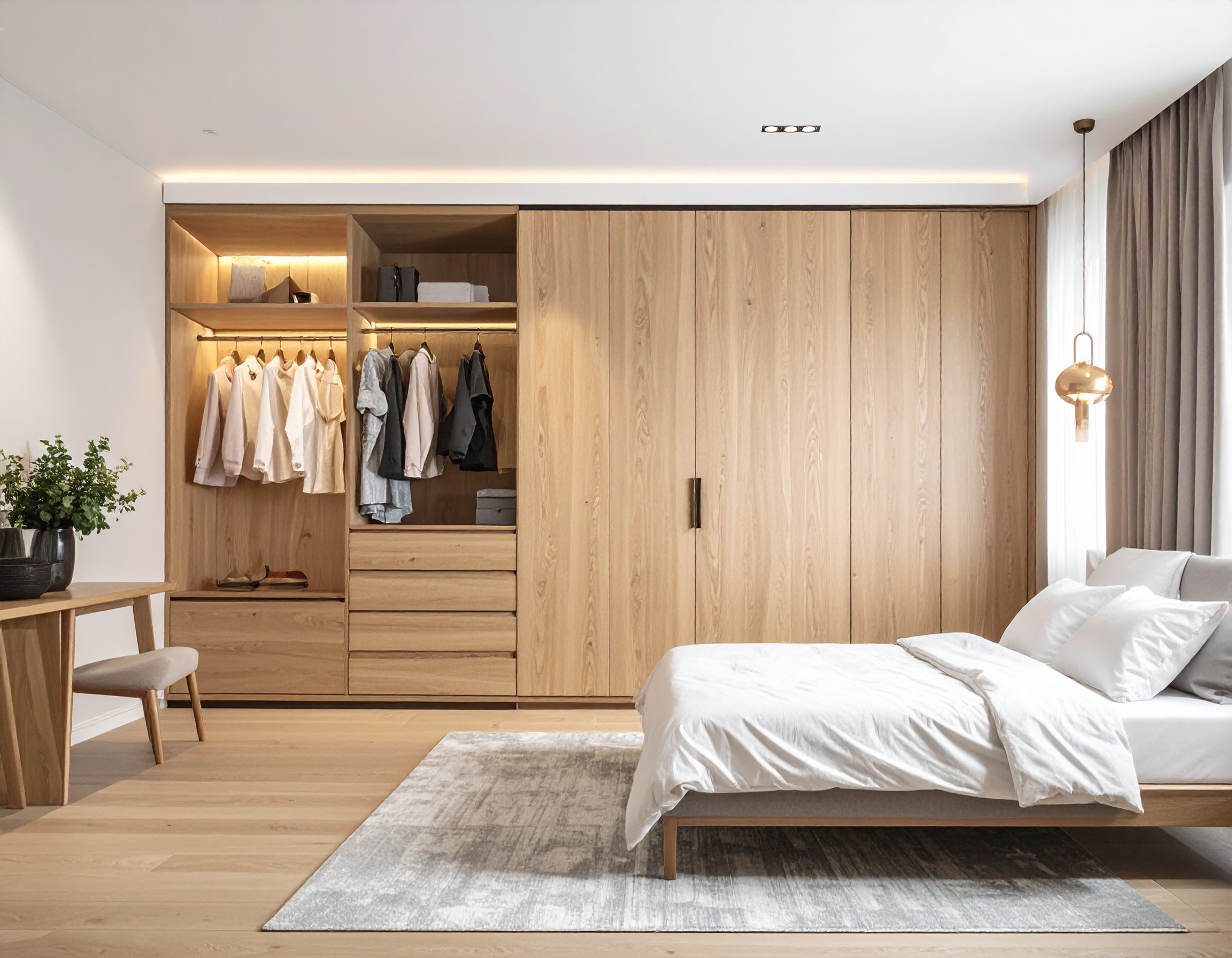 Tủ Quần Áo Gỗ Hiện Đại 2 Tủ Quần Áo Gỗ Hiện Đại 2