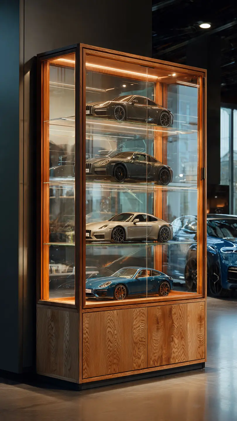 Tủ trưng bày cho showroom ô tô (2)