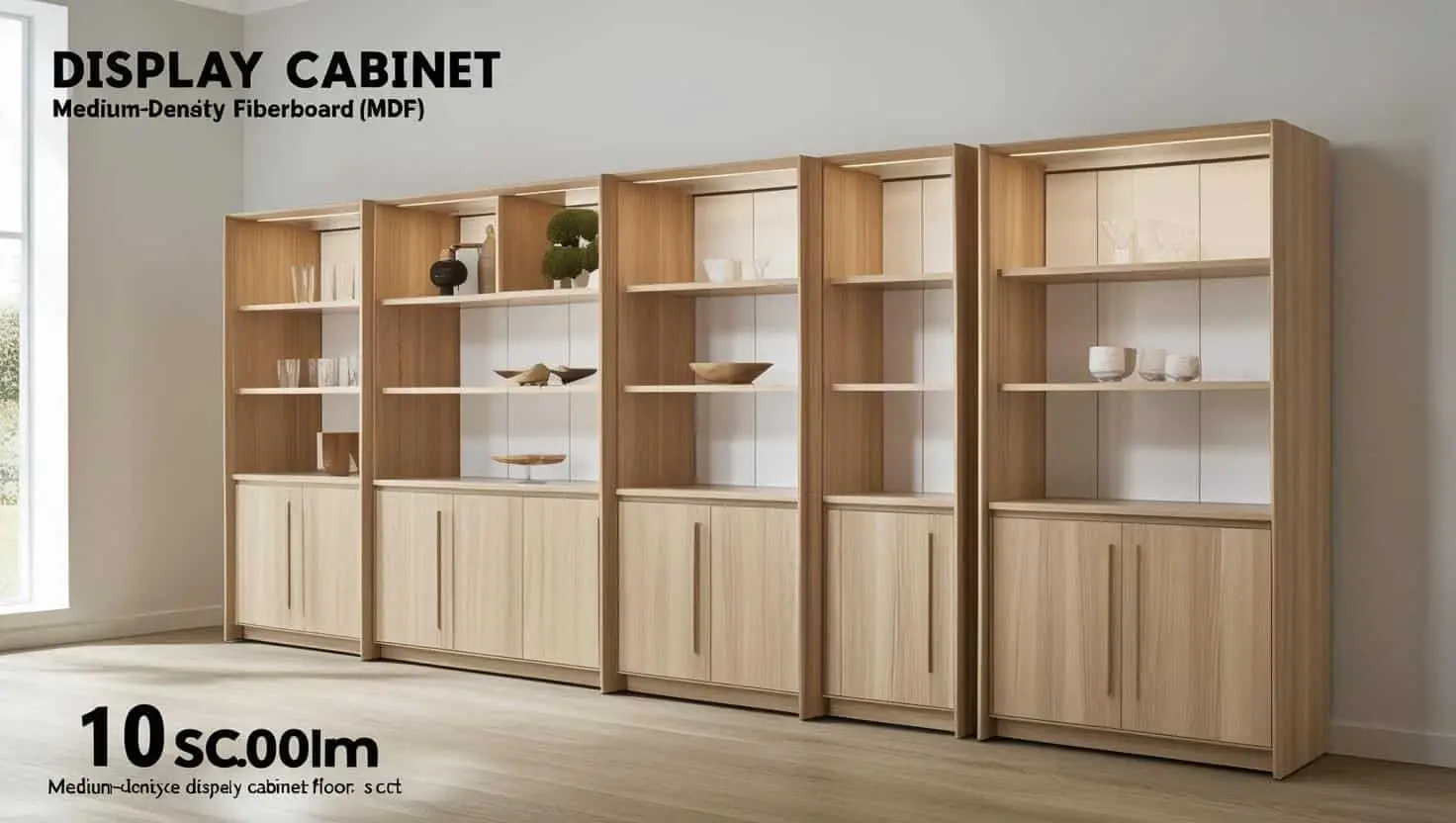 Tủ trưng bày đa năng bằng gỗ mdf 10m2 (5) Tủ trưng bày đa năng bằng gỗ mdf 10m2 (5)